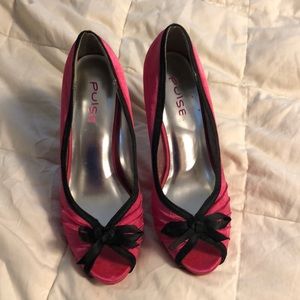 Pink heels, size 8